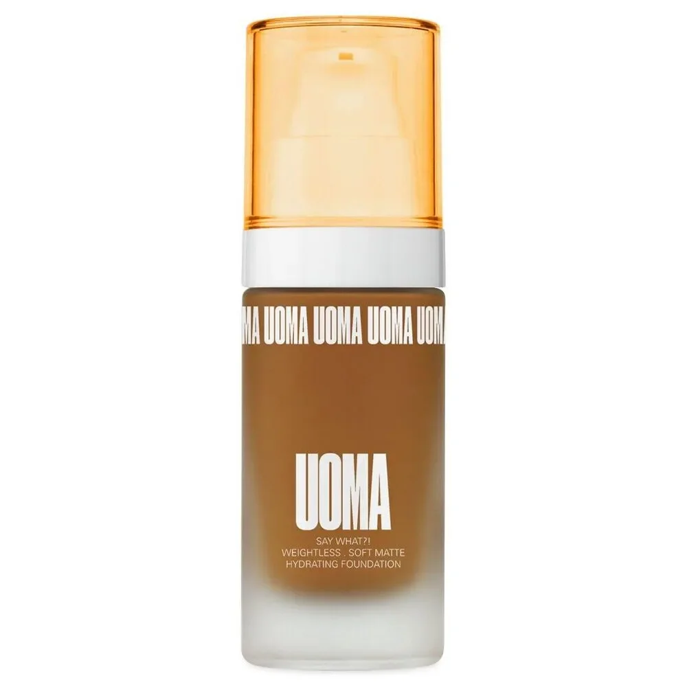 UOMA Beauty Say What? Weightless Soft Matte Hydrating Foundation T2N Brown Sugar
